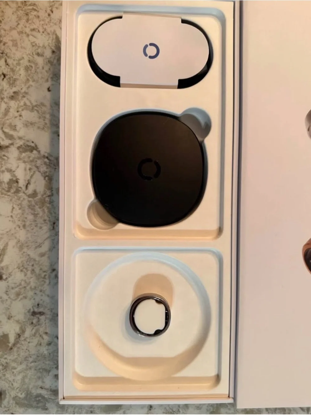 RingConn Smart Ring Size 10 - Excellent Condition w/ Box & Charger
